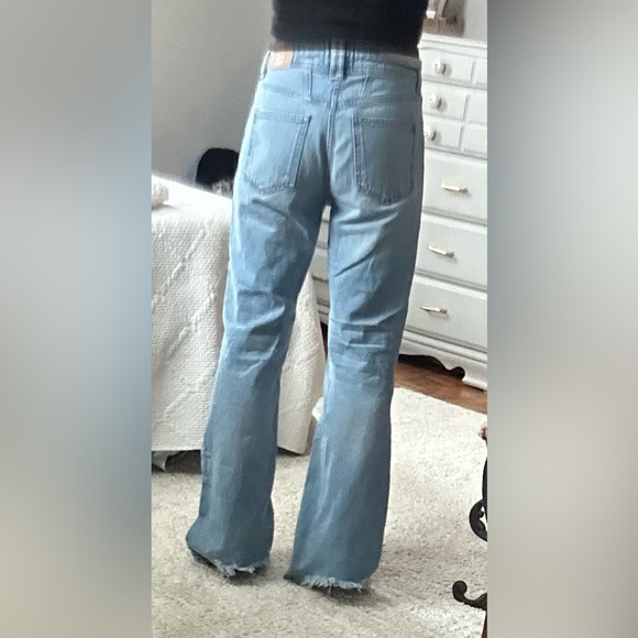 Free People We the Free Ava High Rise Bootcut jeans tag 26, size 28 light wash - Picture 6 of 6